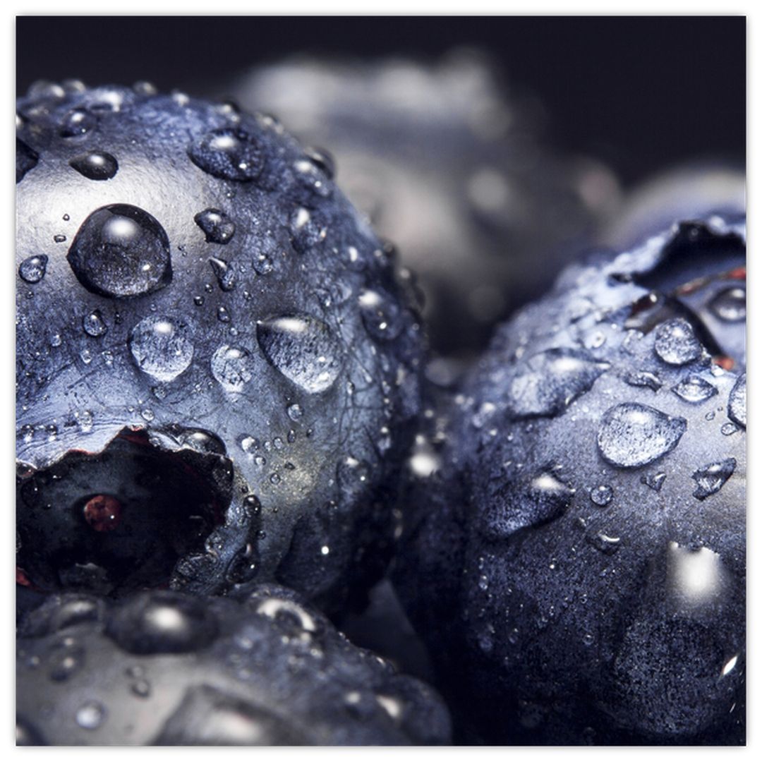 Skleněný obraz ovoce s kapkami vody (V020222V4040GD)
