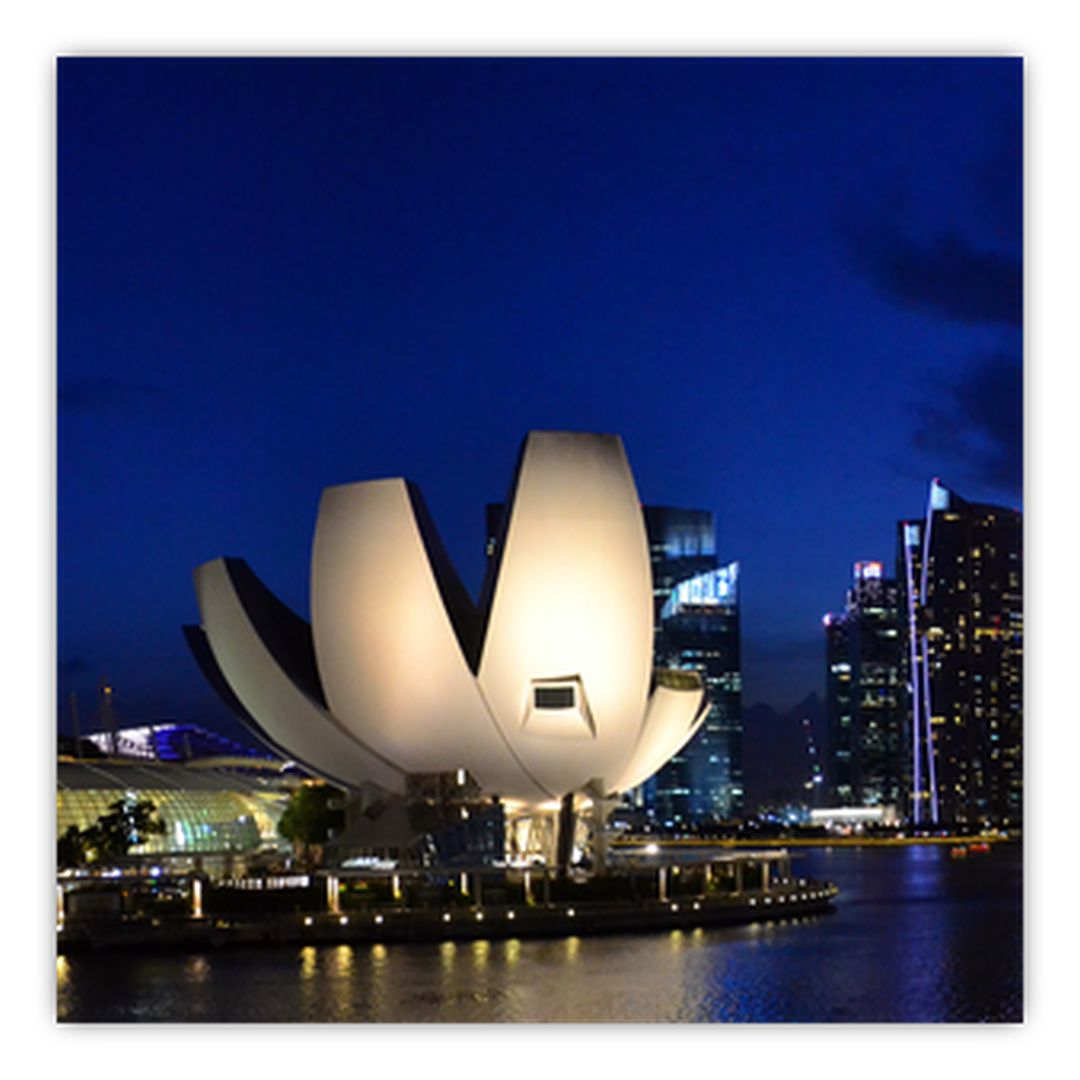 Obraz nočního Singapouru (V020610V5050)