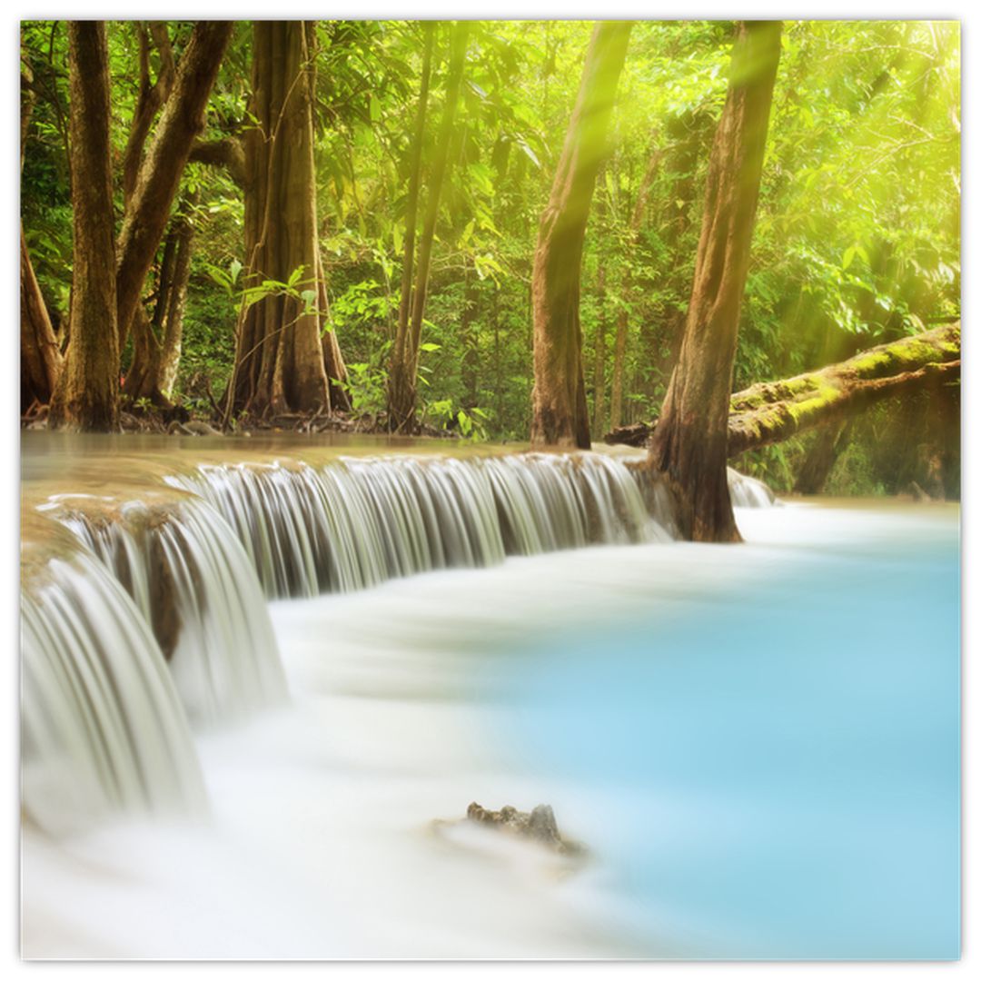 Obraz Huai Mae Kamin vodopádu v lese (V020933V5050)