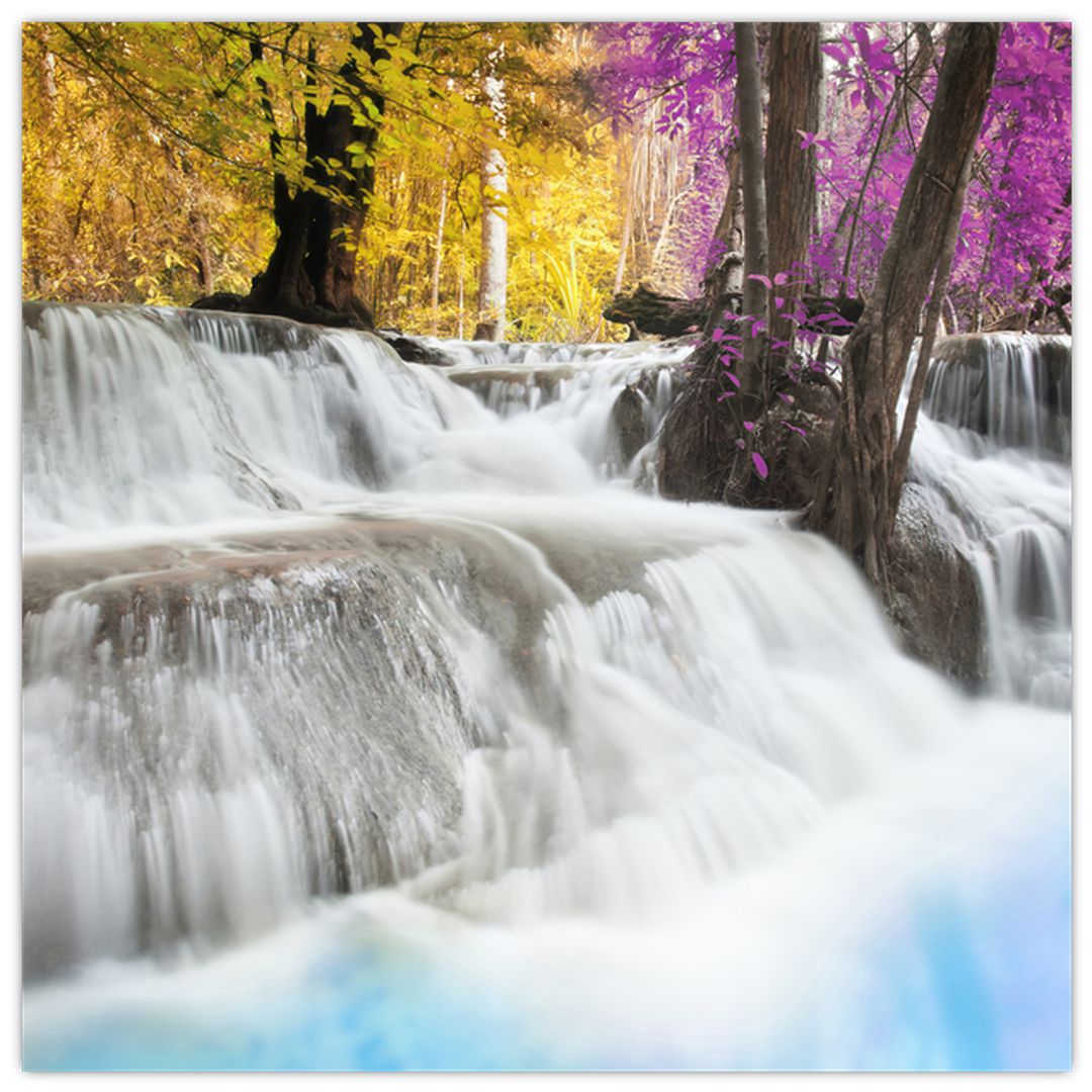 Obraz Erawan vodopádu v lese (V020934V5050)