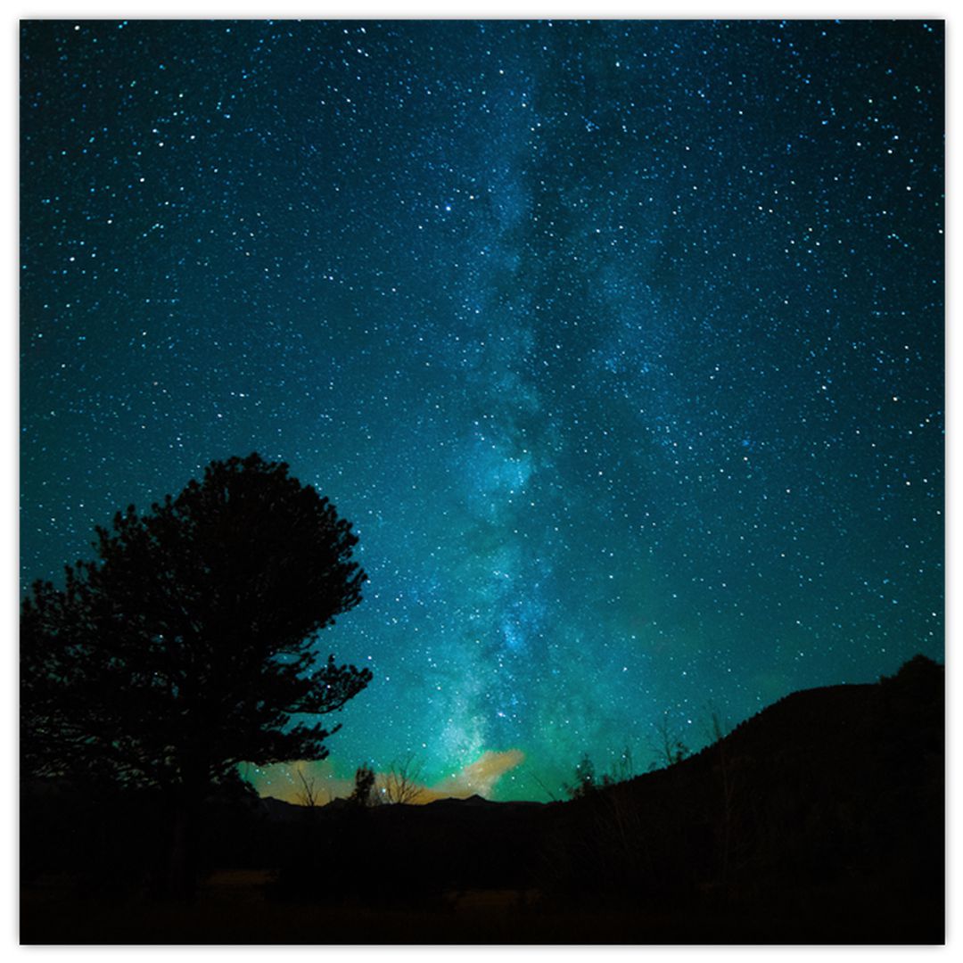 Obraz noční oblohy s hvězdami (V021100V5050)
