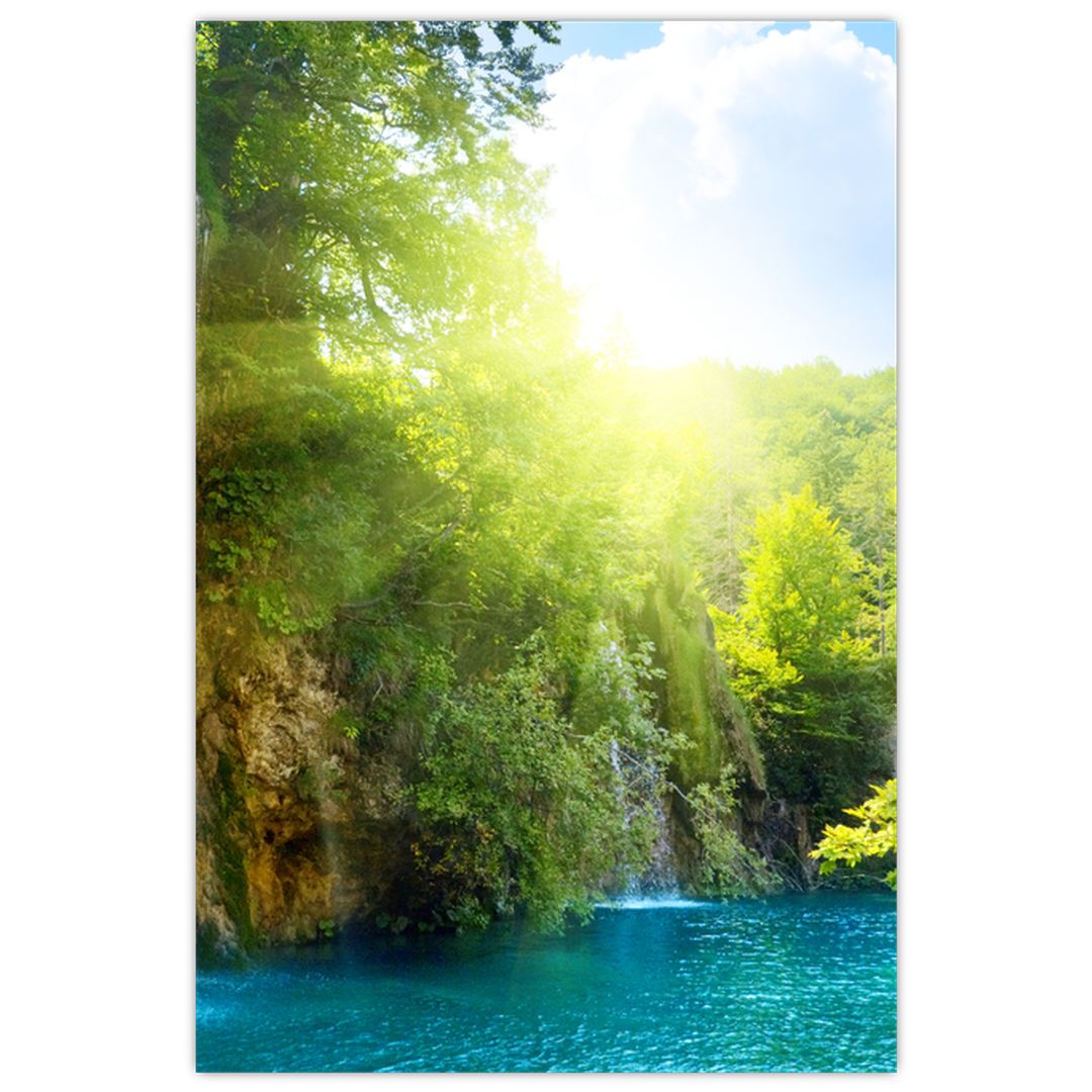 Obraz - vodopády v pralese (V020549V6090)