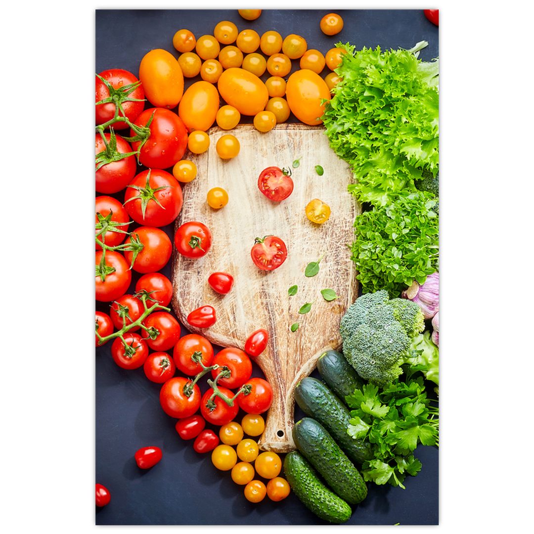 Obraz - Stůl plný zeleniny (V022283V6090)