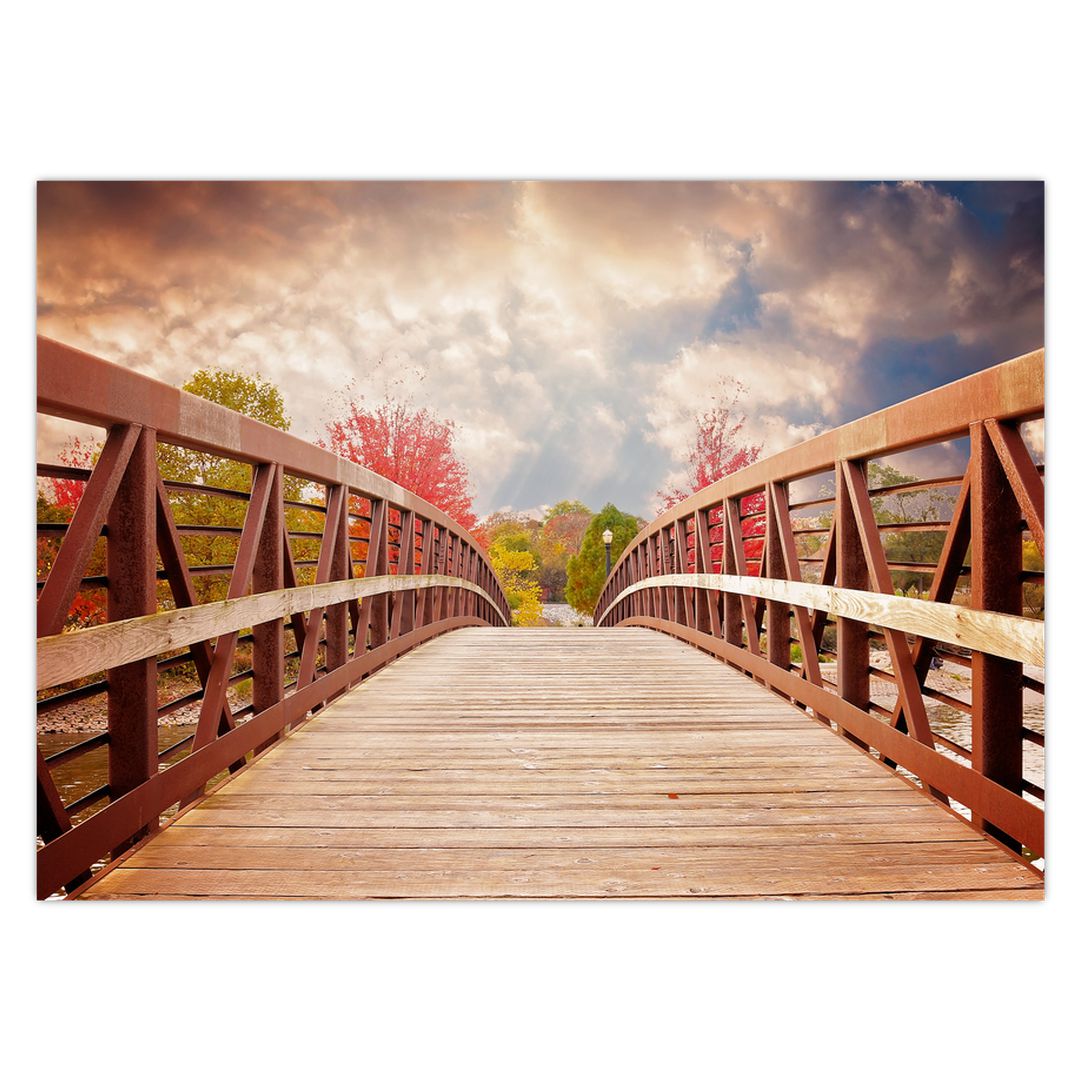 Obraz - dřevěný most (V020592V7050)