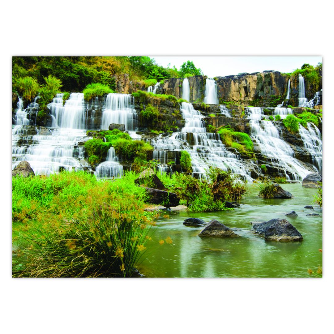 Obraz - vodopády se zelení (V020617V7050)