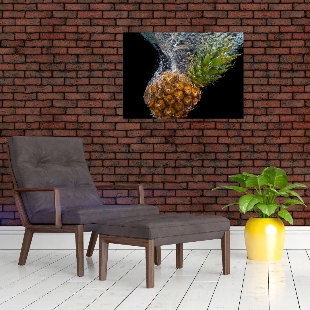 Obraz ananasu ve vodě (V020626V7050)