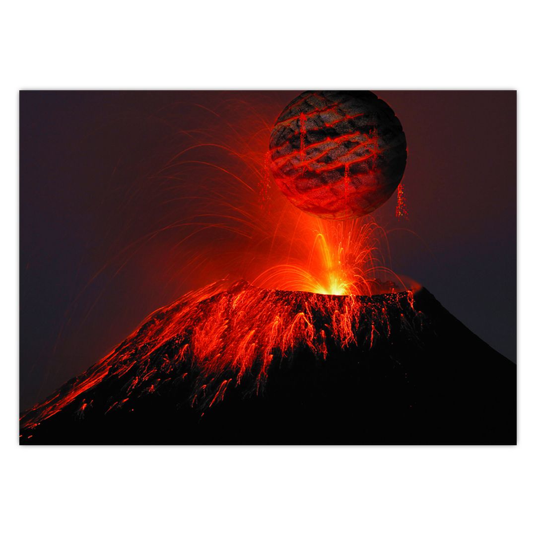 Obraz vulkánu (V020642V7050)