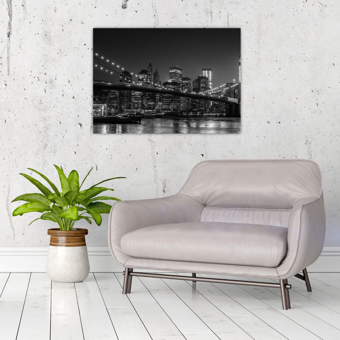 Obraz Brooklyn mostu v New Yorku (V020940V7050)