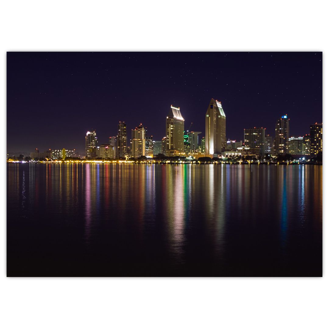 Obraz nočního města (V020967V7050)