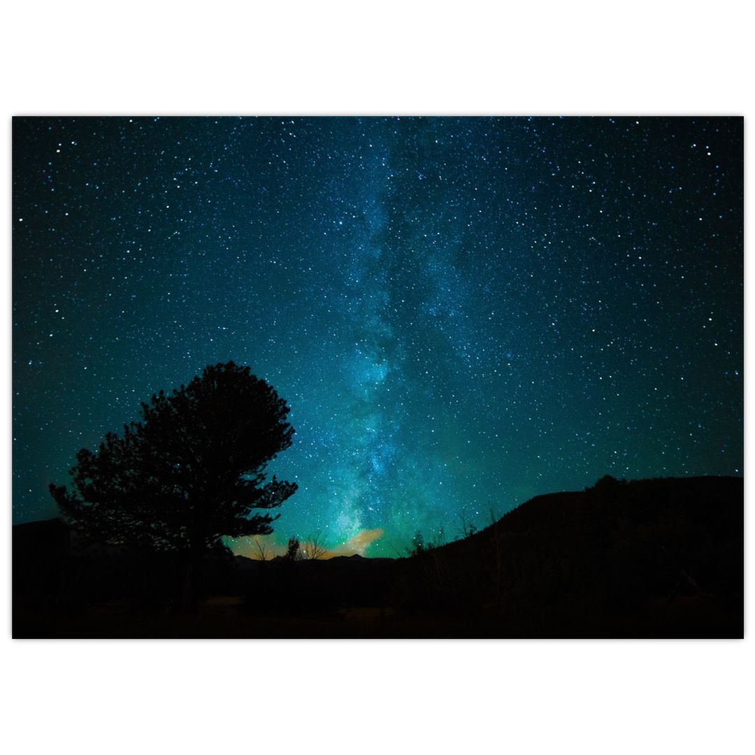 Obraz noční oblohy s hvězdami (V021100V7050)