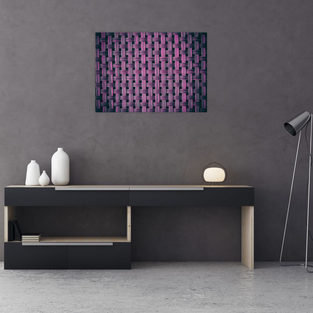 Skleněný obraz fialové textury (V020027V7050GD)