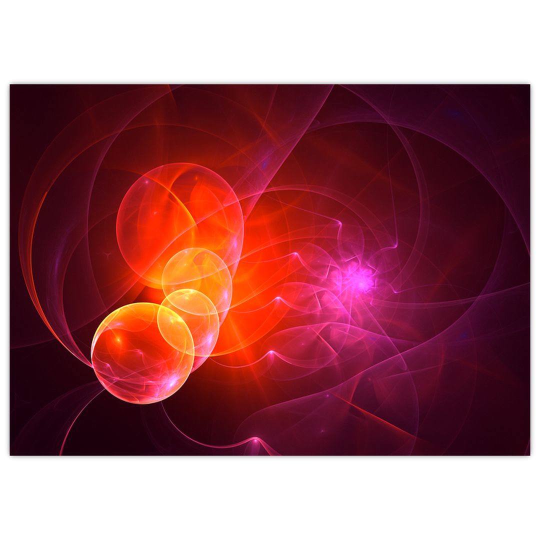 Moderní obraz růžové abstrakce (V020129V7050GD)