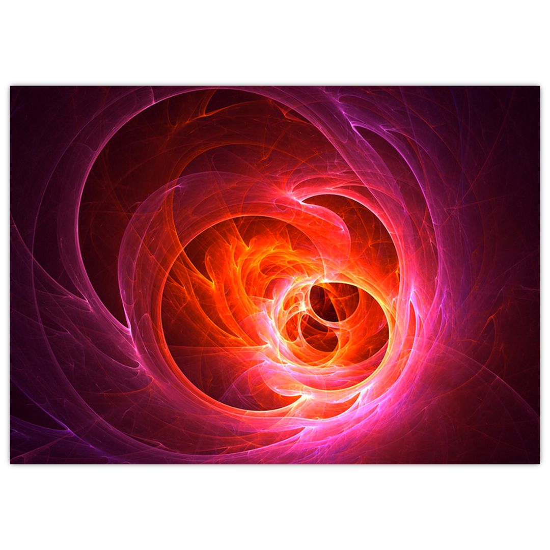 Moderní obraz růžové abstrakce (V020130V7050GD)