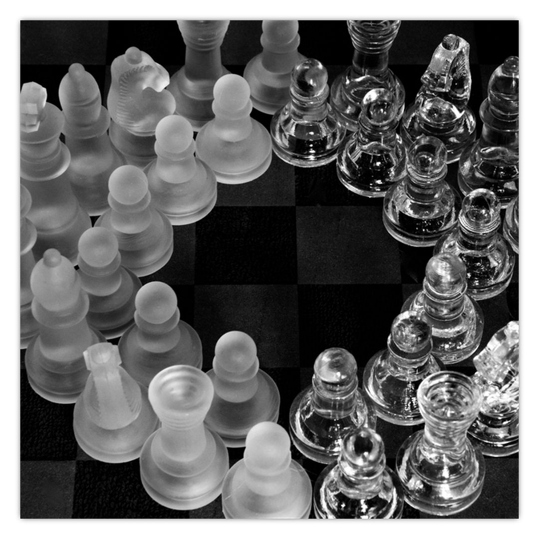 Obraz - černobílé šachy (V020598V7070)