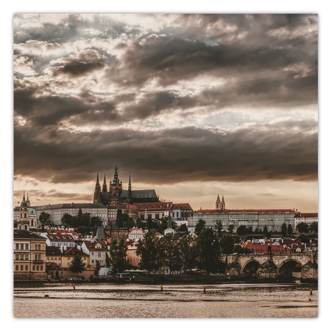 Obraz Pražského hradu v šeru (V020608V7070)
