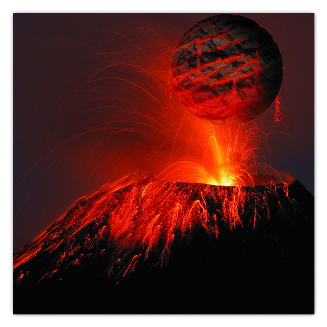 Obraz vulkánu (V020642V7070)