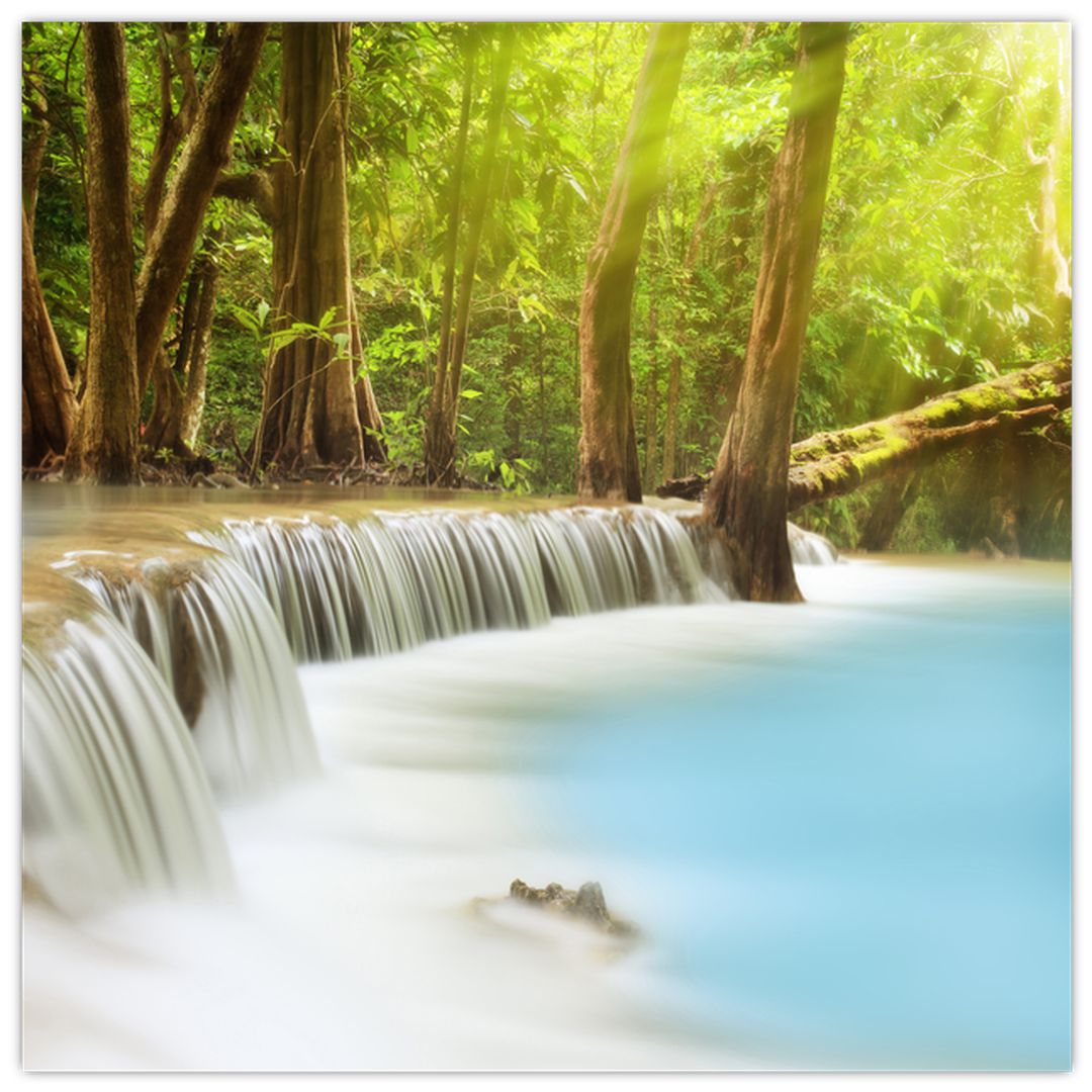 Obraz Huai Mae Kamin vodopádu v lese (V020933V7070)