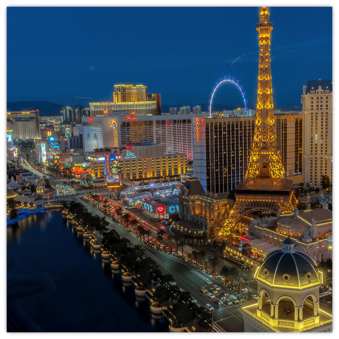 Obraz nočního Las Vegas (V021010V7070)