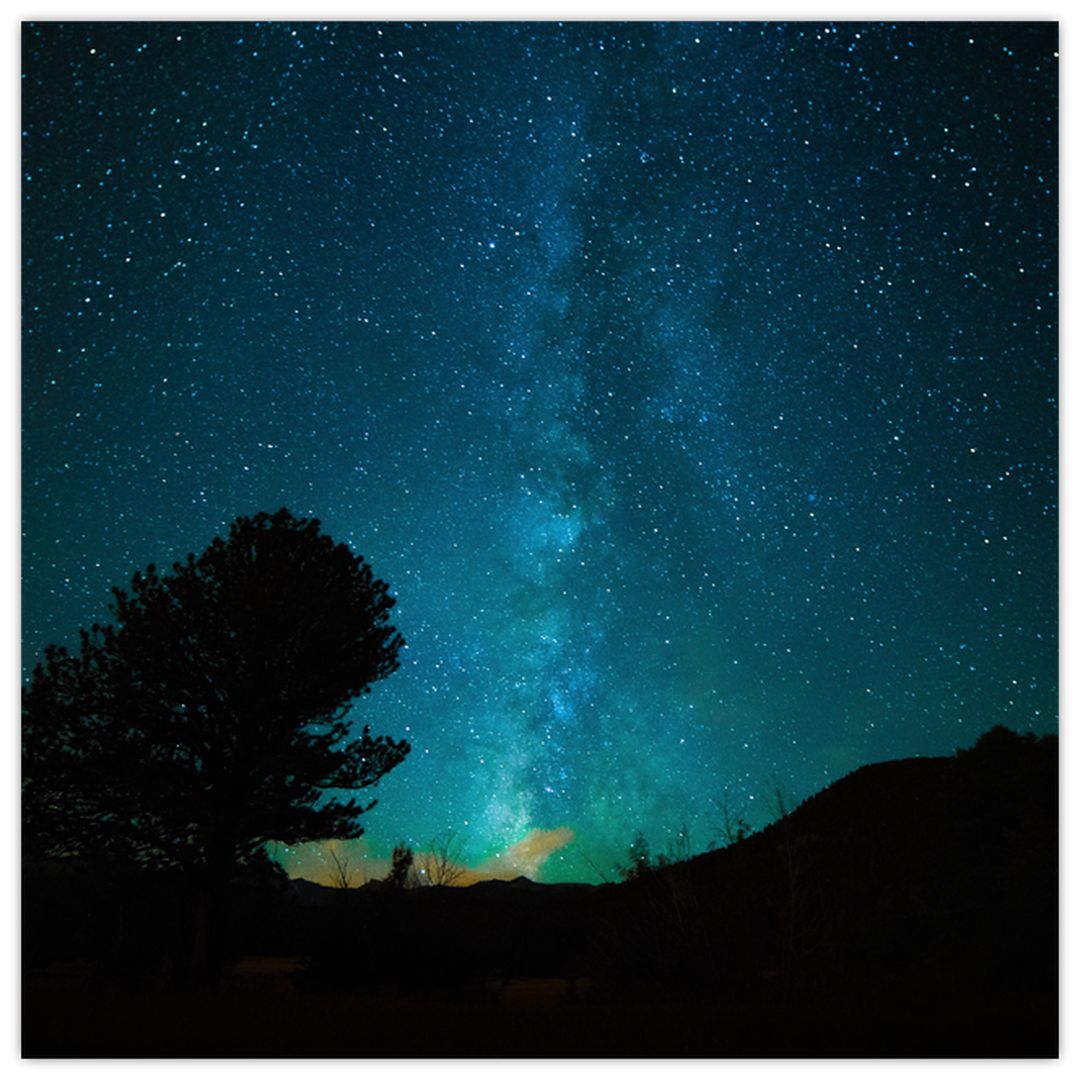 Obraz noční oblohy s hvězdami (V021100V7070)