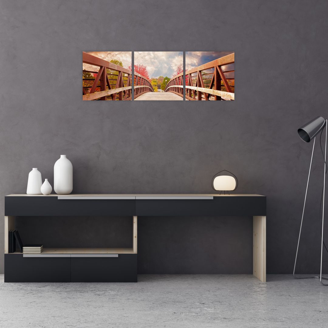Obraz - dřevěný most (V020592V9030)
