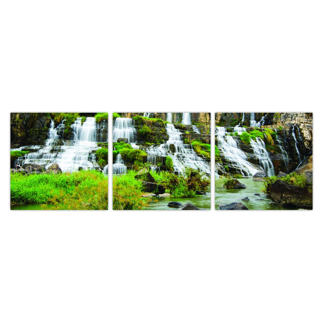Obraz - vodopády se zelení (V020617V9030)