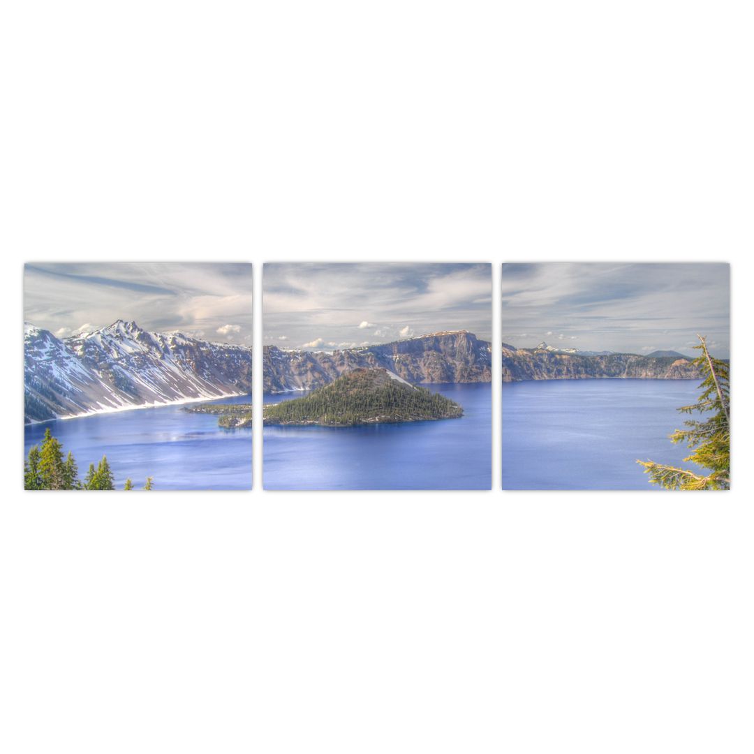 Obraz horského jezera (V020644V9030)