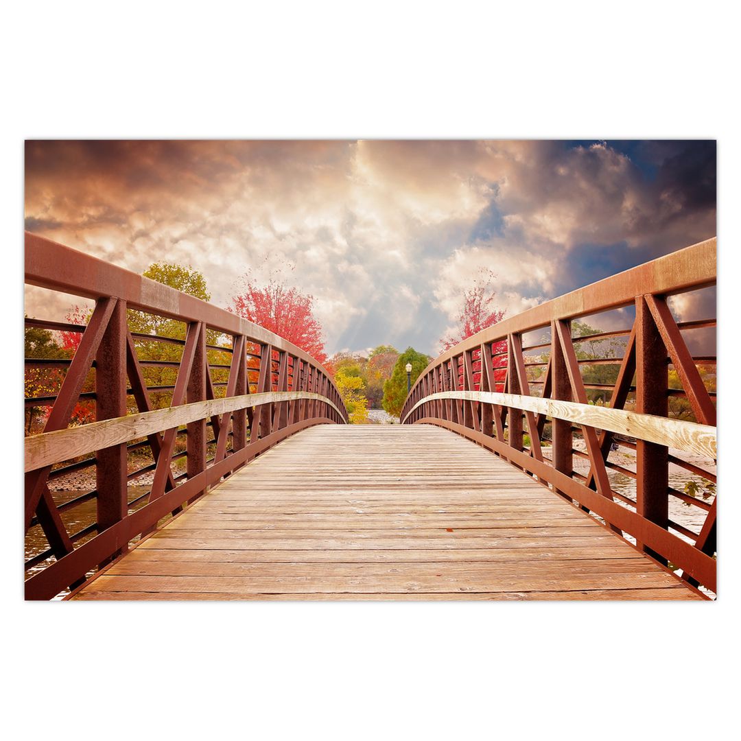 Obraz - dřevěný most (V020592V9060)