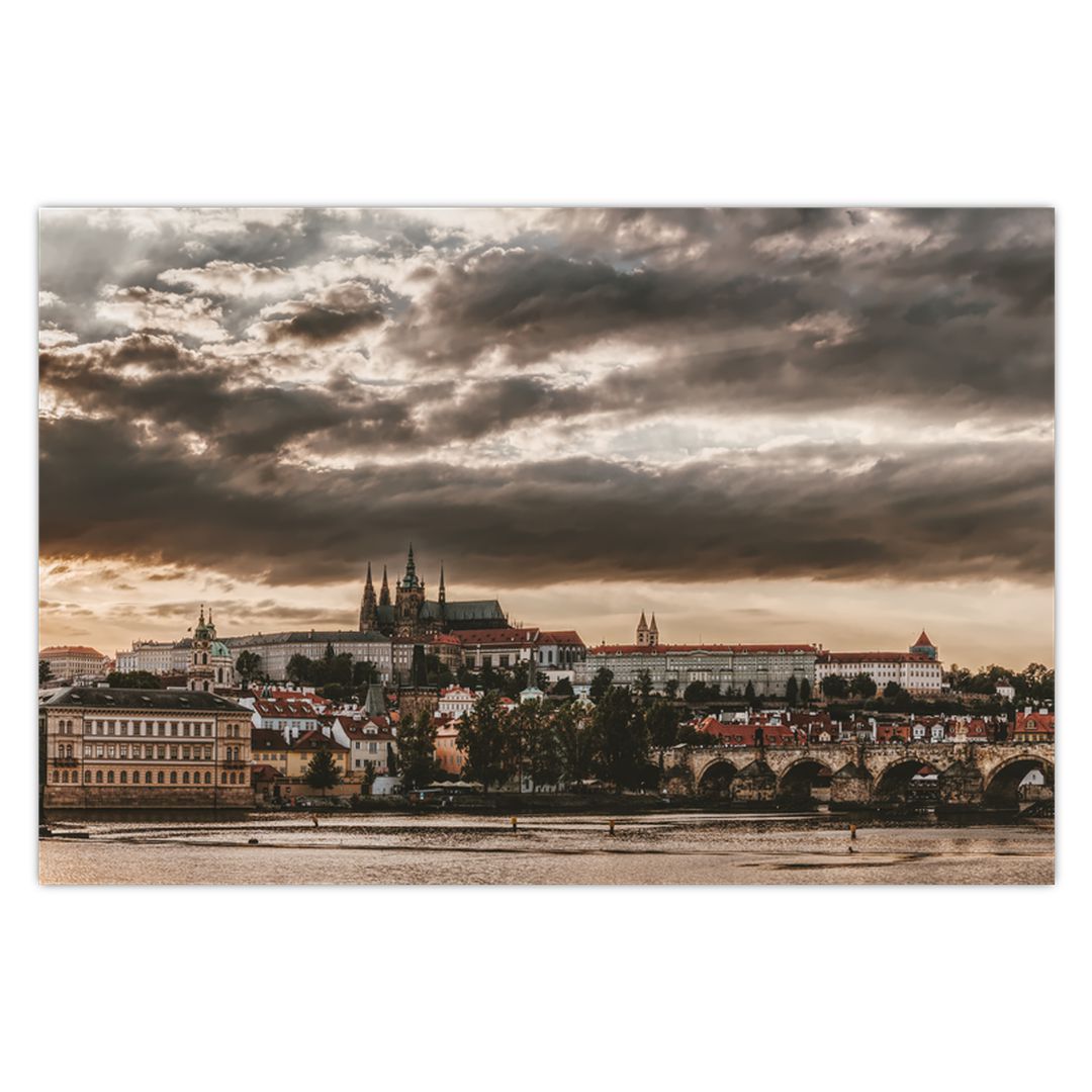 Obraz Pražského hradu v šeru (V020608V9060)