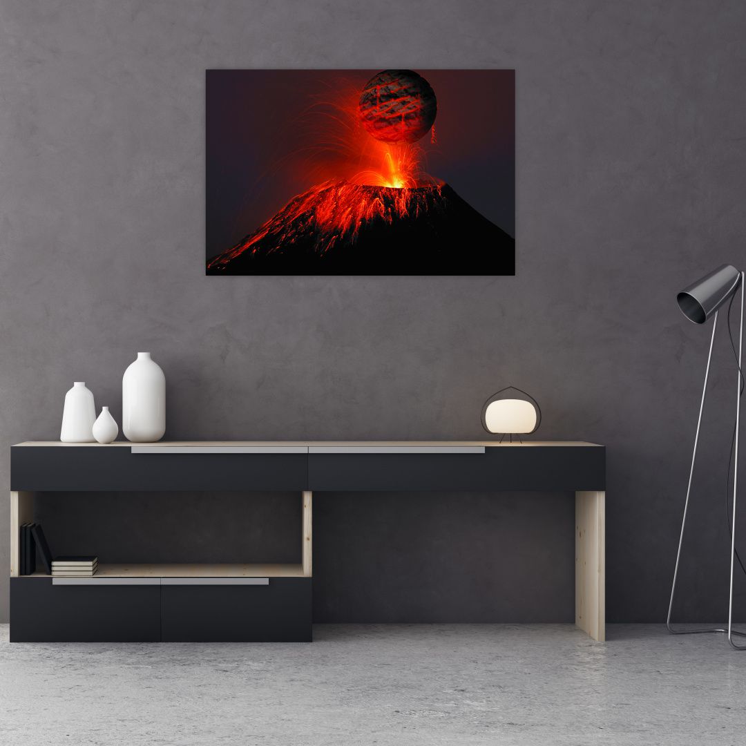 Obraz vulkánu (V020642V9060)