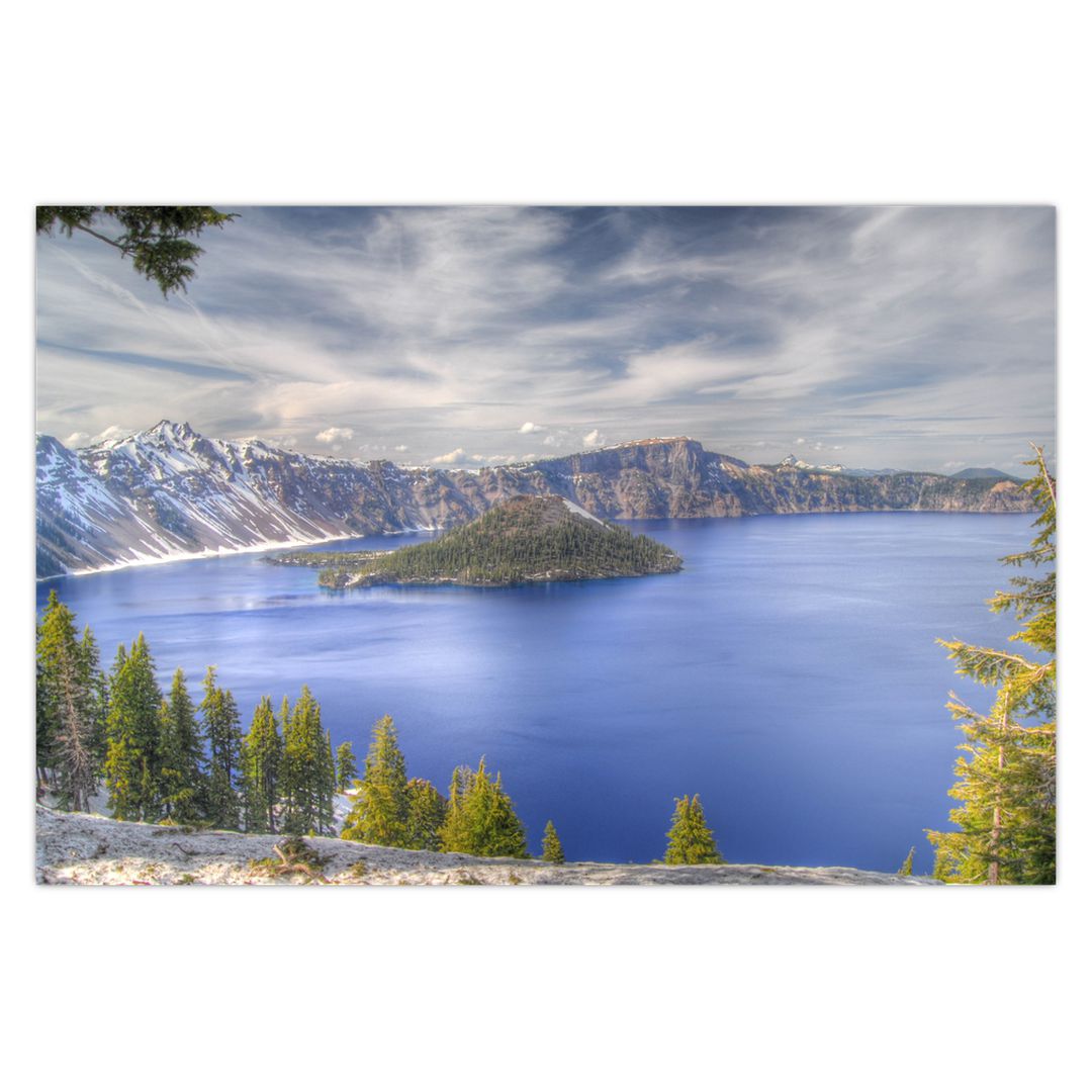 Obraz horského jezera (V020644V9060)