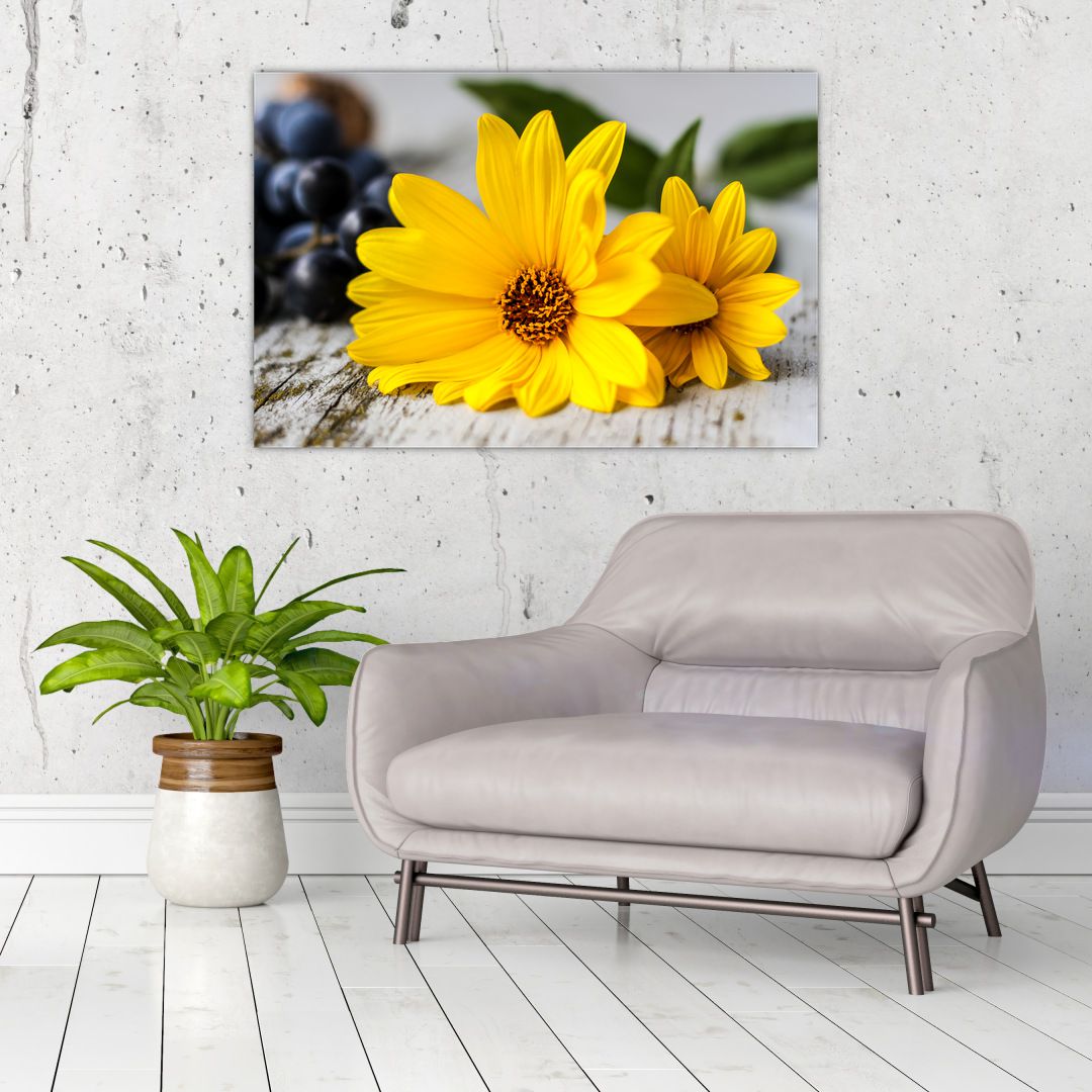 Obraz žluté květiny (V020952V9060)