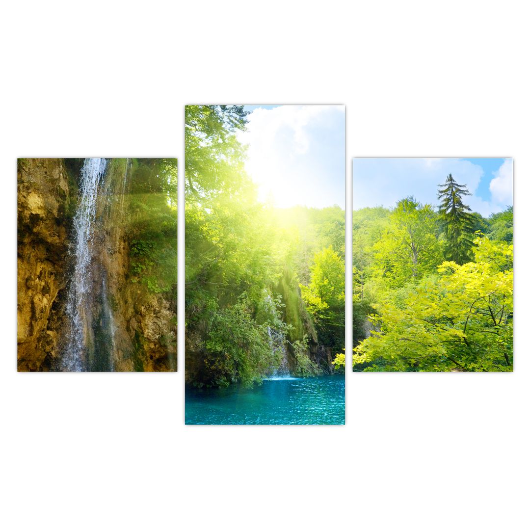 Obraz - vodopády v pralese (V020549V90603PCS)