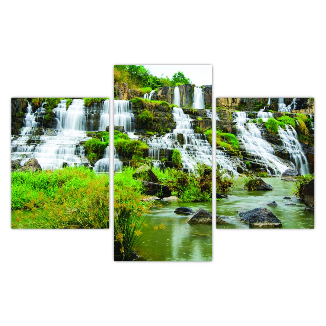 Obraz - vodopády se zelení (V020617V90603PCS)