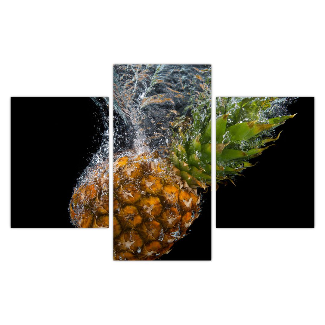 Obraz ananasu ve vodě (V020626V90603PCS)
