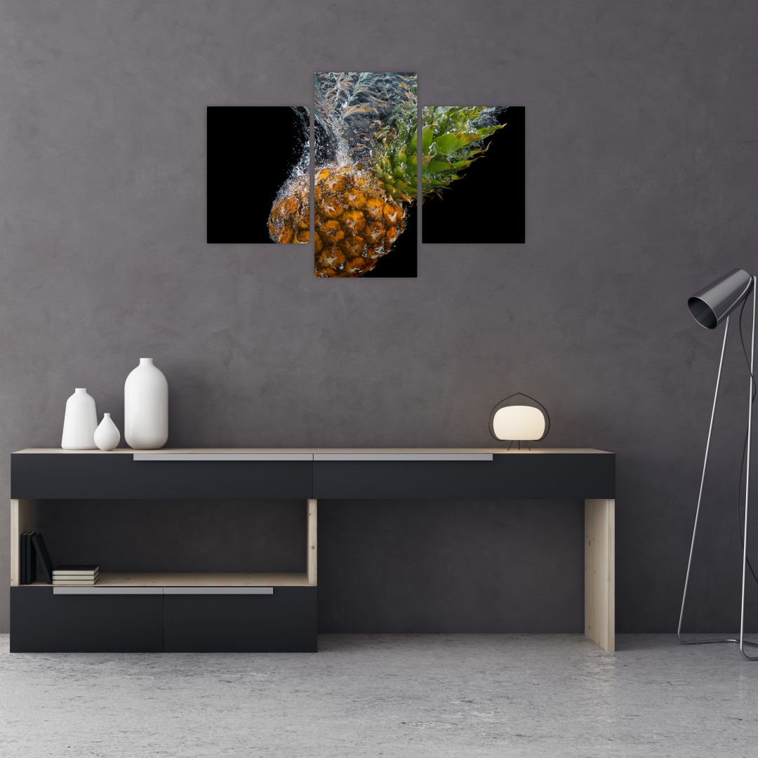 Obraz ananasu ve vodě (V020626V90603PCS)
