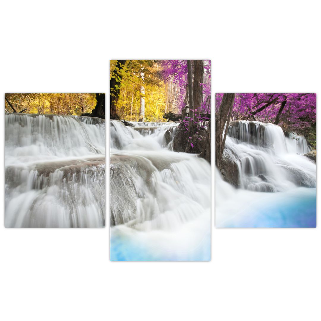 Obraz Erawan vodopádu v lese (V020934V90603PCS)
