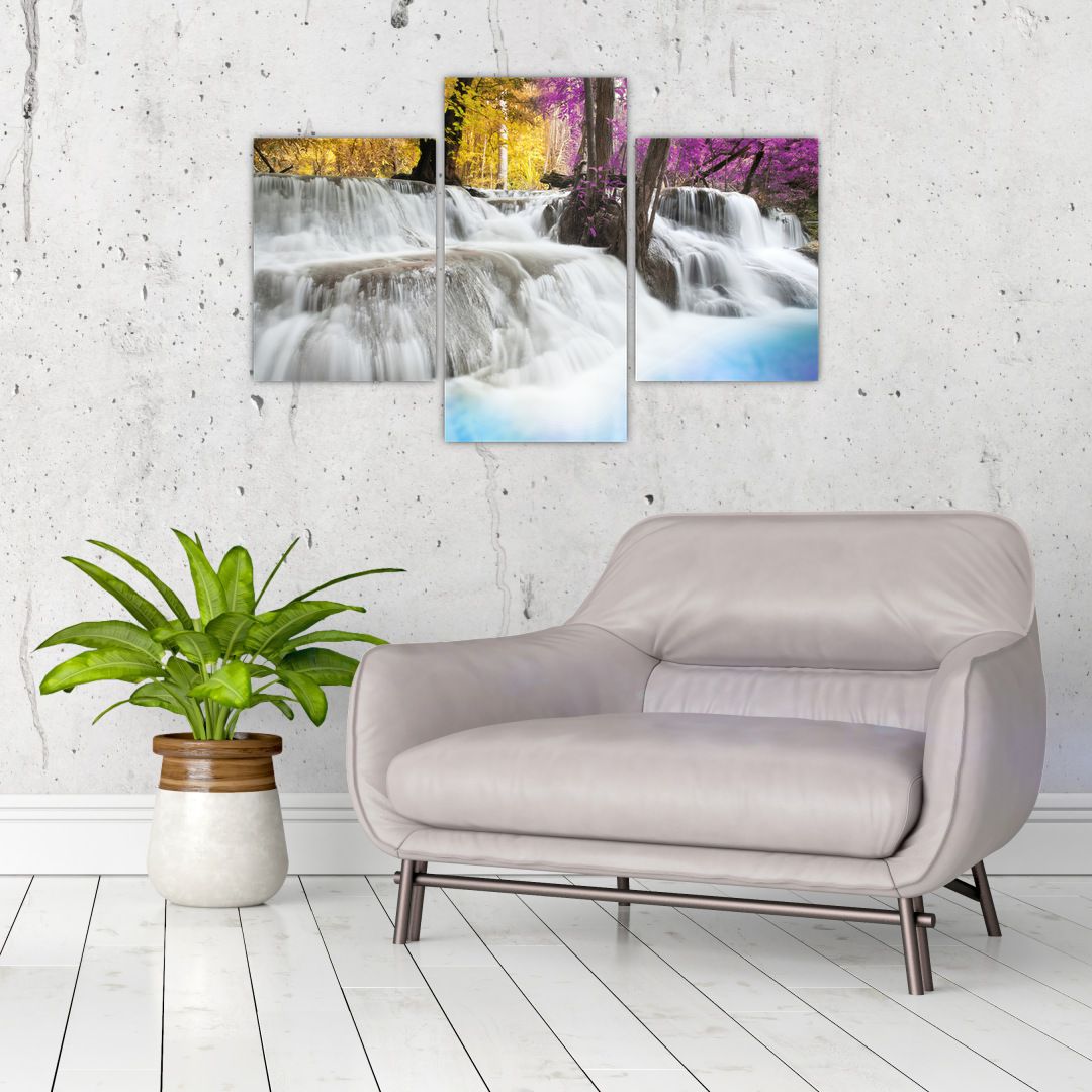 Obraz Erawan vodopádu v lese (V020934V90603PCS)