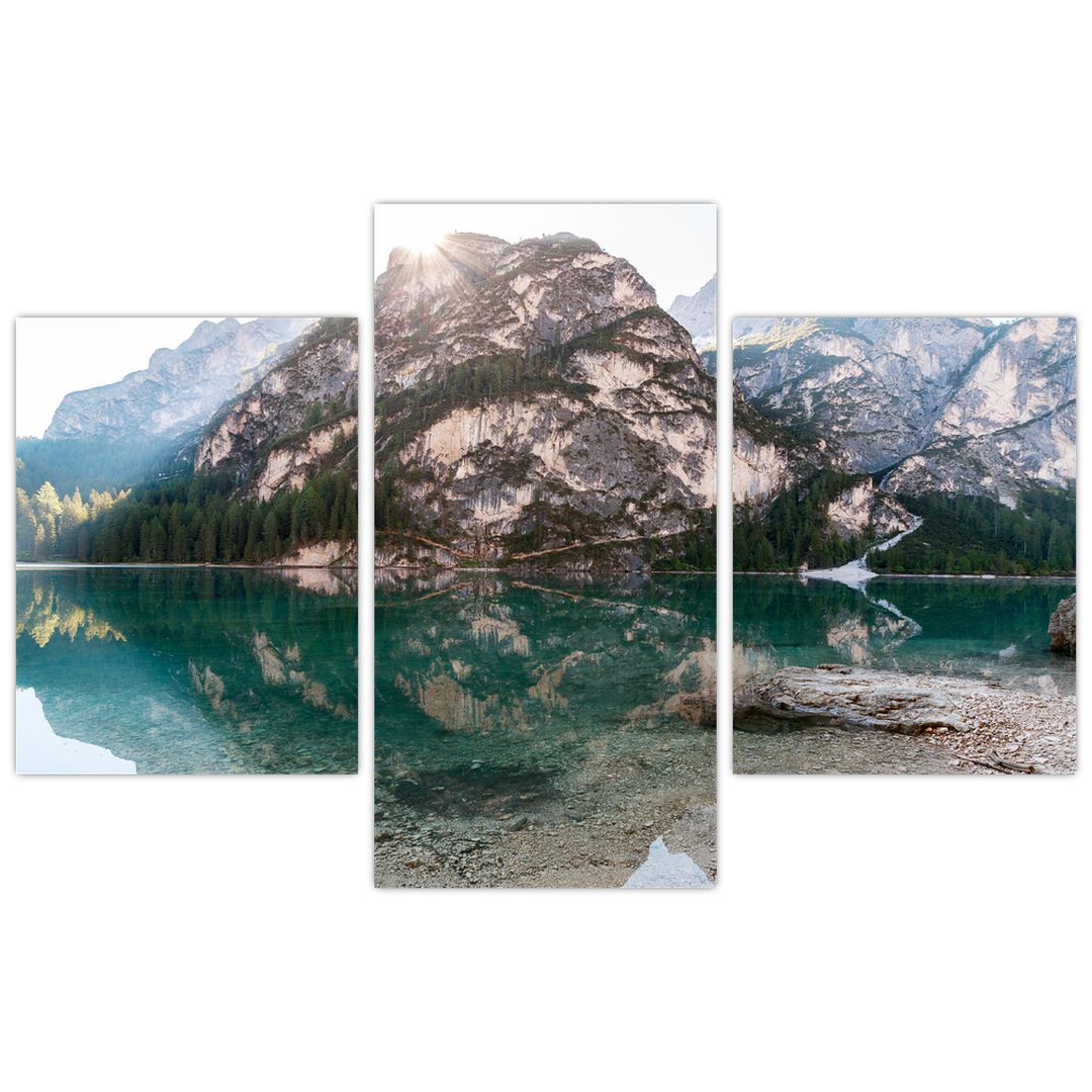 Obraz horského jezera (V020951V90603PCS)