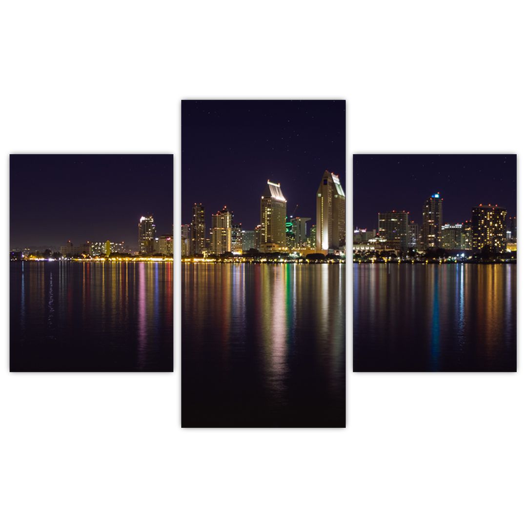 Obraz nočního města (V020967V90603PCS)